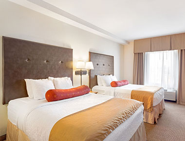 2-QUEEN-BEDS-ROOM Best Western Plus Ellensburg Hotel Two Queen Beds Room